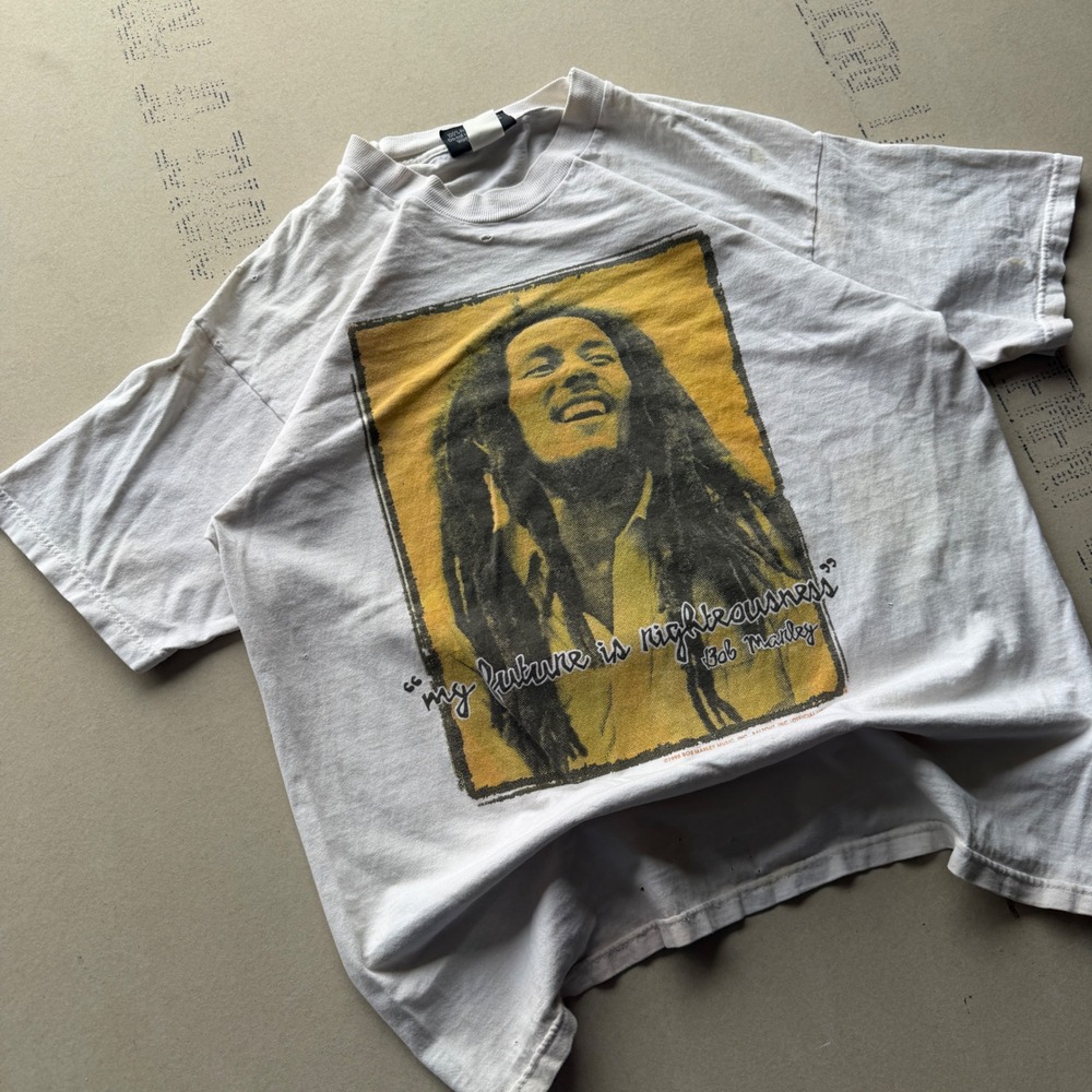 Vintage 90s Thrashed Bob Marley Balzout T-shirt